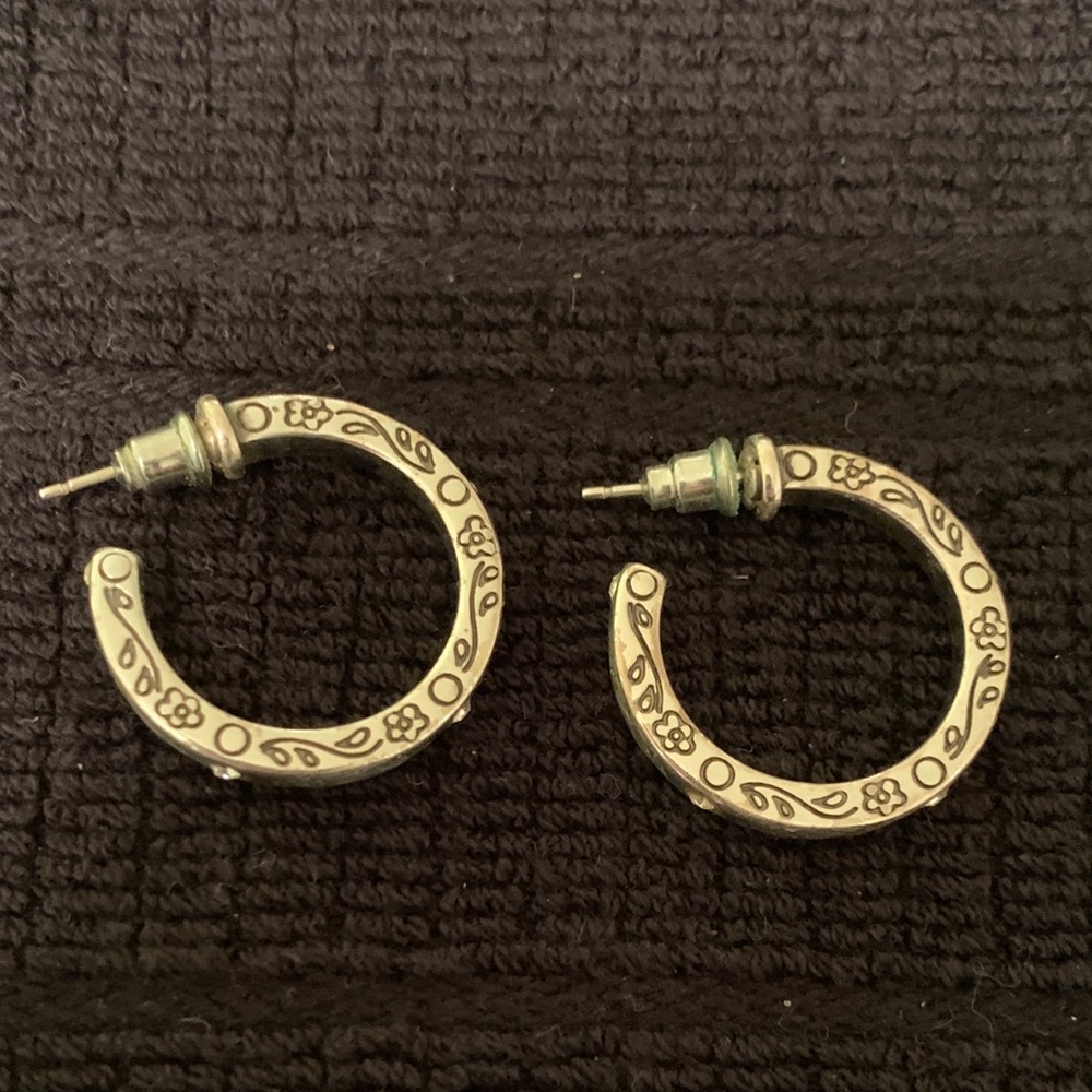 Brighton Silver Hoop Earrings